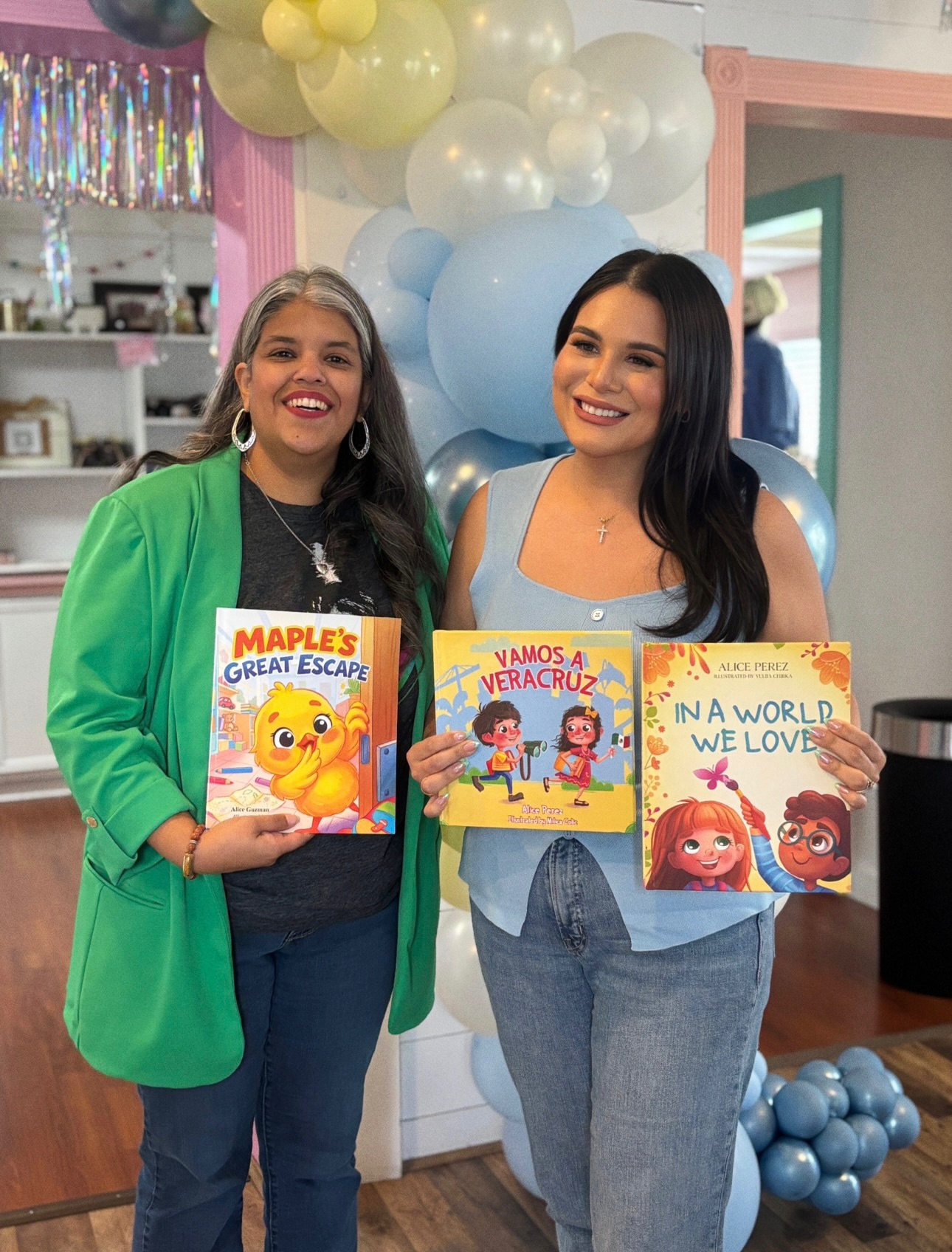 Alice with Desiree at event